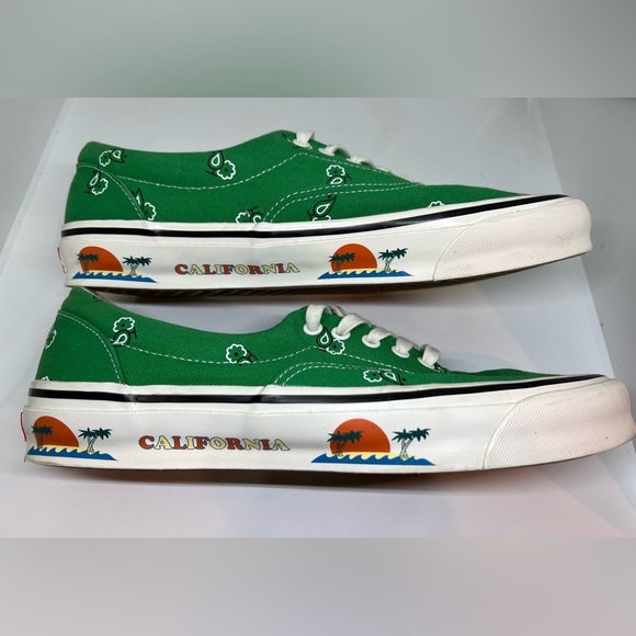 Vans OG Era LX, Paisley Green Sneakers, California, Size 11  #RARE StockX - Picture 6 of 12